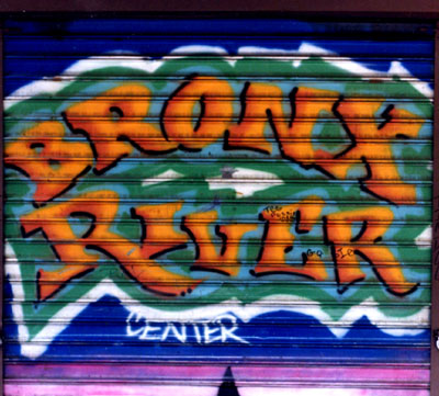 Bronx River Center Gate. D.I.A.