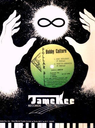 Bobby Culture's 'Trip To Jamaica' Jamekee/Dollar Bill release in original jacket.