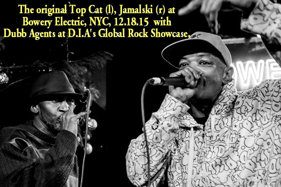 Jamalski and original Top Cat performing at Bowery Electric, 12.18.15 at D.I.A's Global Rock Showcase.width=