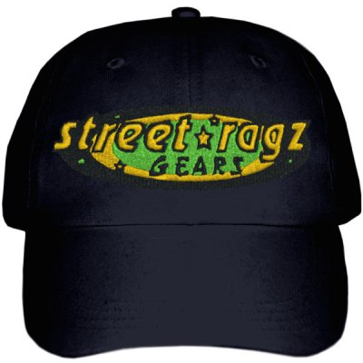 Street Ragz Black, Green & Gold Jamaica - Jamaica Black Cap. FREE SHIPPING.