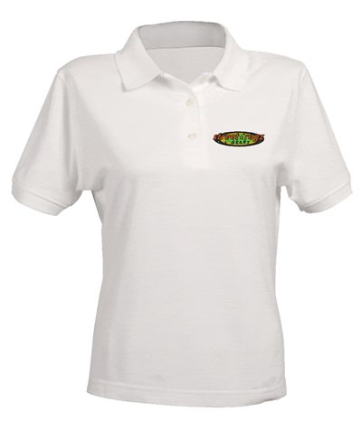 Street Ragz  Green, Yellow & Red Original Logo Polo White Shirt. FREE SHIPPING.