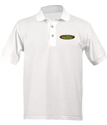 Street Ragz Original Logo Man Polo White Shirt. FREE SHIPPING.